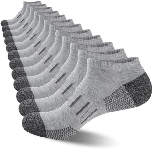 Short Socks for Men, Casual and Versatile, Suitable for Sports and Basketball (12 Pairs) in Saudi Arabia