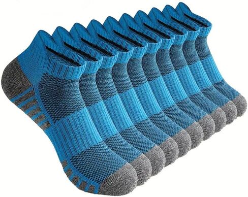 Men's Sports Socks, Moisture Wicking, Breathable, Suitable for Sports and Fitness (10 Pairs) in Saudi Arabia