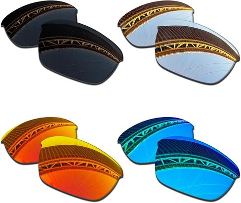 1.5MM Polarized Replacement Lenses for Oakley Half Jacket 2.0 OO9144 Sunglasses, Anti-Scratch | Perfectly Fit in Saudi Arabia