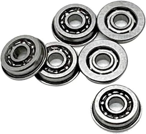 10Pcs MF83 3x8x2.5 mm Flange Bearing Deep Groove Ball Bearing MF83 Open in Saudi Arabia