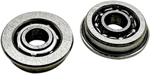 10Pcs MF83 3x8x2.5 mm Flange Bearing Deep Groove Ball Bearing MF83 Open in Saudi Arabia