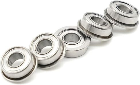 2PCS SMF105ZZ Flange Hybrid Ceramic Ball Bearing 5 * 10 * 4 mm Double Shielded Stainless Steel Flanged Ball Bearings in Saudi Arabia
