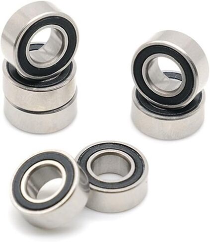 10PCS S607-2RS 7X19X6 mm Stainless Steel Rubber Sealed Deep Groove Ball Bearing Shaft ABEC-7 in Saudi Arabia