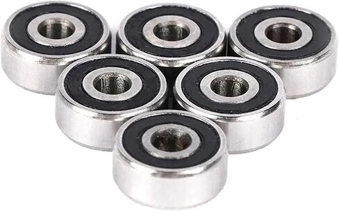 10 قطعة S623RS 3X10X4mm محمل كروي من الفولاذ المقاوم للصدأ ABEC-7 كروي 623RS in Saudi Arabia