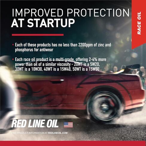 Red Line 10405 40WT Synthetic Race Motor Oil (15W40) - 1 Gallon in Saudi Arabia