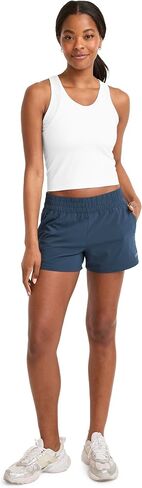 Jockey Women's Activewear EVERACTIVE Mesh Lined Crop Tank with Built-in Bra in Saudi Arabia
