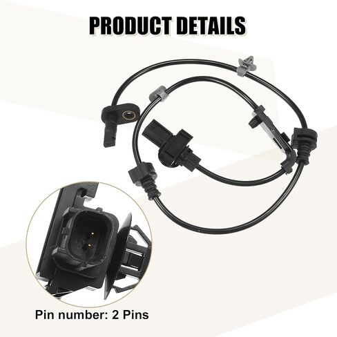 uxcell 1pcs Front Right ABS Sensor Wheel Speed Sensor for Honda Insight 2019-2021 for Honda Civic 2016-2020 1.5L 2.0L Gas in Saudi Arabia
