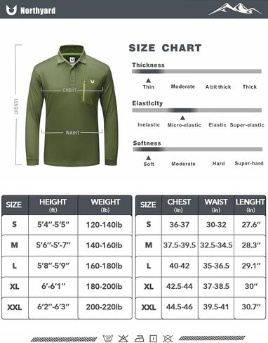 Men's Long Sleeve Polo Shirts Golf Quick Dry Casual Fishing UPF 50+ Shirt with Pocket in Saudi Arabia