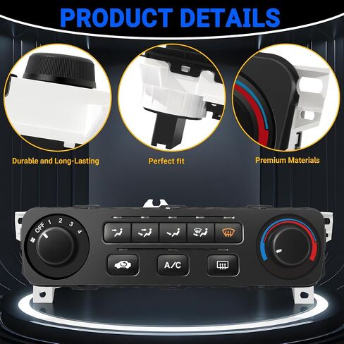 599-268 Climate Control Module AC Climate Control Panel Compatible with 1998 1999 2000 Honda Accord Replace 79600-S84-A01ZA in Saudi Arabia