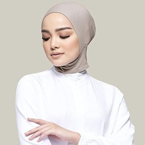 2 قطع لينة مشروط الحجاب الداخلي قبعات مسلم تمتد قبعة عمامة الإسلامية مطاطا underscarf بونيه رباط رأس قبعة Turbante in Kuwait