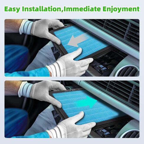 AUTOKAY 68542125AA HEPA Cabin Air Filter with Activated Carbon for Jeep Grand Cherokee 2022 2023 2024 2025 Grand Cherokee L 2021 2022 2023 2024 2025 RE# CF12935 C31550 68542125A 97434P CAF1975P in Saudi Arabia