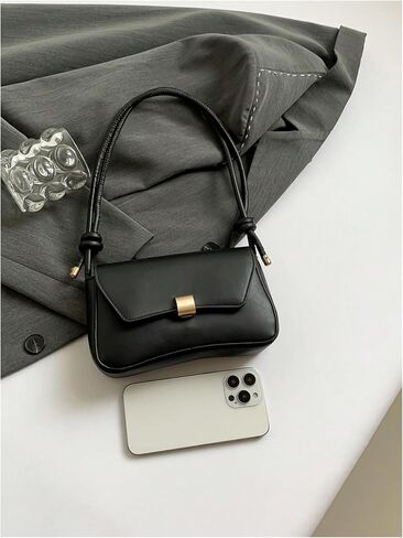 SHENHE Women's PU Leather Shoulder Bag Knotted Top Handle Hobo Purses Underarm Clutch Handbag in Saudi Arabia