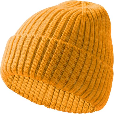 Kids Wool Beanie Hat Toddler Warm Winter Knit Caps Cuffed Beanies Skull Cap for 7-14 Years Old Boys in Kuwait