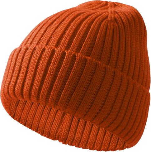 Kids Wool Beanie Hat Toddler Warm Winter Knit Caps Cuffed Beanies Skull Cap for 7-14 Years Old Boys in Kuwait