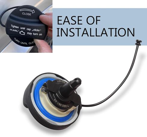 Fuel Tank Filler Cap, 16117222391 Gas Cap Replacement, Compatible with BMW E39 E46 E60 E90 320i 325i 328i 328xi 330i 330xi 335i 525i 528i 530i 535i X1 X3 X5 Z4 M3 Mini Cooper in Saudi Arabia