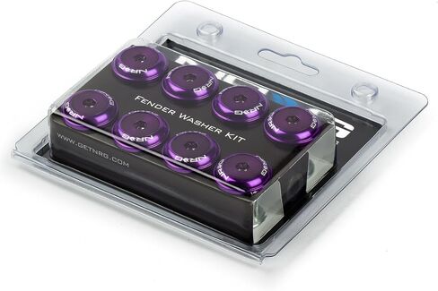 مجموعة أدوات غسيل الحاجز NRG Innovations FW-800BK، مجموعة مكونة من 8 قطع (أسود مع مسامير متطابقة الألوان، ومسامير للبلاستيك) in Saudi Arabia