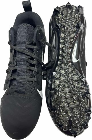 حذاء Nike Alpha Menace Pro2 Low لكرة القدم للرجال أسود/أبيض #CV6477-001 - مقاس الرجال 16 in Saudi Arabia