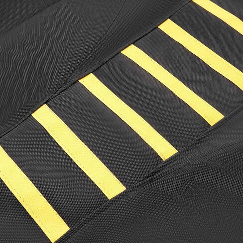 Kojem ATV Seat Cover Compatible with 2003-2009 Suzuki Quadsport Z400 LTZ 400 Seat Protector Black/Yellow in Saudi Arabia