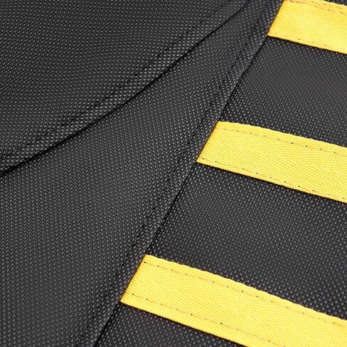 Kojem ATV Seat Cover Compatible with 2003-2009 Suzuki Quadsport Z400 LTZ 400 Seat Protector Black/Yellow in Saudi Arabia