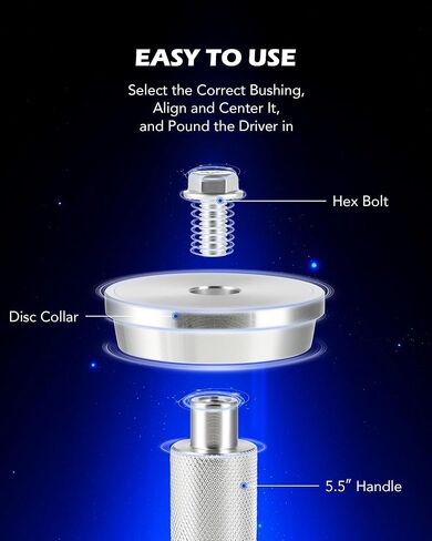 مجموعة خدمة المحامل والجلبة من Orion Motor Tech، طقم مزيل ومثبت 26 قطعة مع 10 أطواق مقسمة و9 أقراص للسائق، مجموعة ساحبة تحمل فتحة عمياء، مجموعة سائق ختم السباق لجلبة العمود in Kuwait