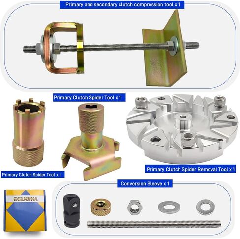 Complete Primary Clutch & Service Tools Kit Compatible with Polaris RZR 900 1000, Ranger 900/1000 General 1000 in Saudi Arabia