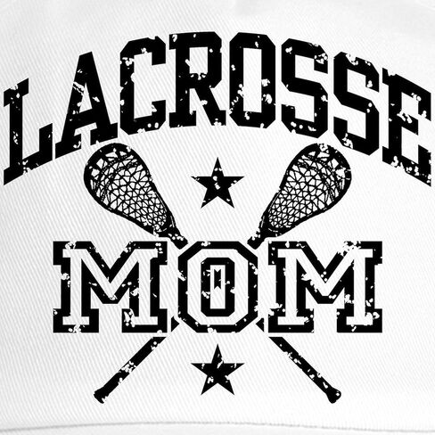 قبعة CafePress Lacrosse Mom قبعة بيسبول فريدة قابلة للتعديل in Saudi Arabia