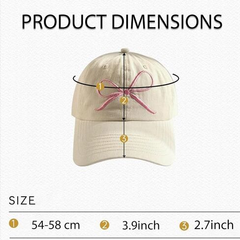 Coquette Baseball Hat Bow Baseball Cap Ponytail Hat for Women Cute Distressed Cap Funny Trucker Hats in Kuwait