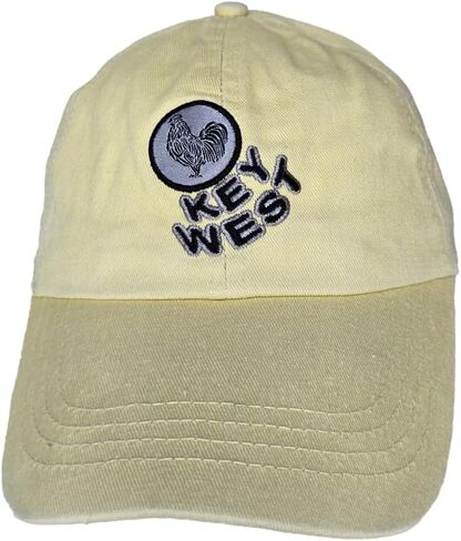 Key West Baseball Cap, Adjustable, Embroidered Decal, 6 Panel, Unisex in Saudi Arabia