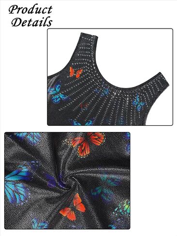 BAOHULU Gymnastics Leotards for Girls Shiny Jewels Kids Athletic Apperal Dance Outfit in Kuwait