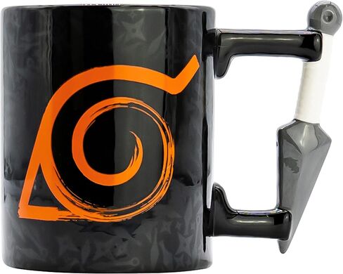 ABYSTYLE Naruto Shippuden Konoha Headband and Kunai 3D Ceramic Mug Anime Manga Accessories and Drinkware Merch in Saudi Arabia