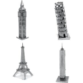 Metal Earth 3D Laser Cut Model - 4 Landmarks Set