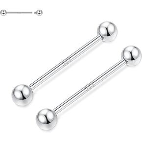 FIASASO 14G حلقات الحلمة G23 التيتانيوم الحلمة الحدائد الحلمة الثقب اللسان خواتم تشيكوسلوفاكيا مستقيم الحلمة بار للنساء الرجال الحلمة ثقب المجوهرات 12 مم 14 مم 16 مم 18 مم in Kuwait