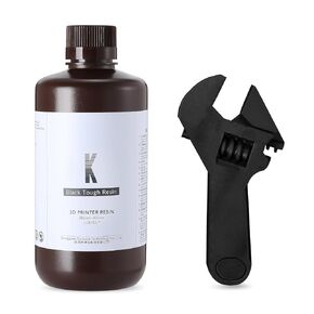 RESIONE Tough 3D Printer Resin, Not Brittle ABS Like Tough & Rigid 3D Resin for LCD 3D Printing UV 405nm (M58 Grey 1KG)