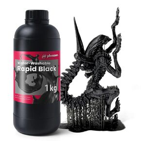 phrozen 3D Printer Water-Washable Rapid Resin, Model Gray 405nm LCD UV-Curing Photopolymer Resin for High Precision Printing, Low Odor, Non-Brittle, Easy to Print, Easy to Clean and Cure (1KG)