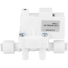 1/4" DC 24V High Pressure Switch, Action High Pressure Regulator High Pressure Controller for Pump RO Water Fitlers Reverse Osmosis Tank 0.25MPa