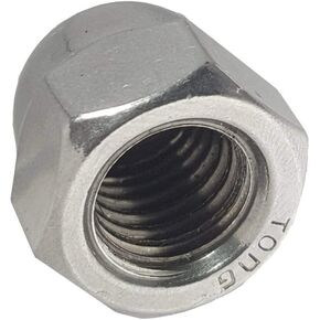 FullerKreg 1/2"-13 Acorn Cap Nuts,18-8 Stainless Steel, Quantity 8