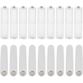 (Pack of 18) AAA to AA Size Battery Converter Case Adapter, AAA to AA Cell Battery Converter Holder, AAA to AA Adapter for Battery Converter AAA to AA