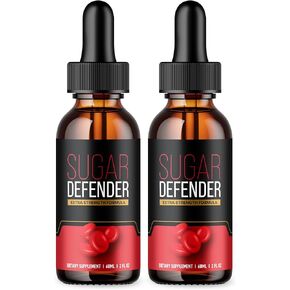 Sugar Defender Drops - Official Formula - Sugar Defender Supplement Drops Extra Strength Advanced Formula, Sugar Defender 24 Liquid Drops, SugarDefender with Chromium Support, New 2023 (3 Bottle)