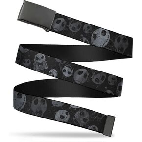 Buckle-Down unisex adults Buckle-down Web - Nightmare Before Christmas 1.5" Wide Fits Up to 42" Pant Size Belt, Multicolor, 1.5 Wide Fits up 42 Pant Size US