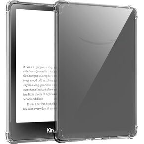 COO Clear Case for 6.8" All-New Kindle Paperwhite 11th Generation 2021 and Signature Edition TPU Back Cover, Ultra Clear Soft Flexible Transparent TPU Skin Bumper Cover (11th 2021)
