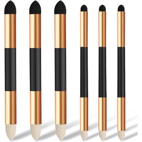 6pcs Artist Blending Sponge Pen, 2 Sizes Double-Headed Detail Blending Stump Pen Sketch Pen Brush Rubbing Sponge Drawing Art Blender Tool Drawing Blender for School Students Beginners Artists