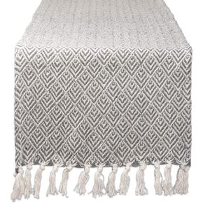 DII Braided Farmhouse Table Runner, 15 x 72 inches, 1-Piece, Stone