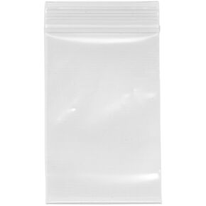 Plymor Heavy Duty Plastic Reclosable Zipper Bags, 4 Mil, 3" x 4.5" (Pack of 100)