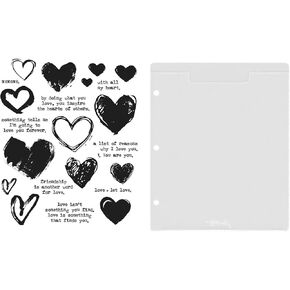 حزمة - طوابع مطاطية لاصقة من Tim Holtz Cling Notes CMS477 و1 وحدة تخزين Idea-Ology - تخزين الطوابع - ورقة - إصدار 2024 in Kuwait