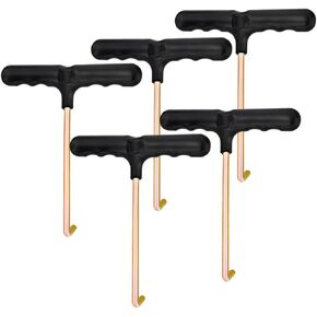 Kisangel 20 Pcs Skate Shoe Hook Portable Shoelace tighteners Household Shoelace Puller Roller Shoelace Puller Pulling Shoelace Tool Shoe lace tighteners ice Hockey Tighten up Tights Iron