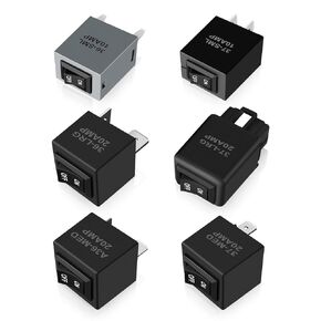 9038 Relay Bypass Switch Replace 9036 9037, 6Pcs Relay Tester, Relay Bypass Switch Master Kit Black