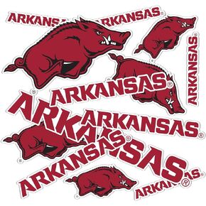 Desert Cactus University of Arkansas Razorbacks U of A Hogs Stickers Vinyl Decals Laptop Water Bottle Car Scrapbook T1 (Type 1-1)