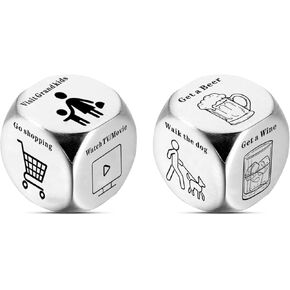 Dice Decider Gift for Man Woman Novelty Gifts for Friends Coworkers Families Decision Dice Interesting Choice Data Gifts for Husband Wife Boyfriend Girlfriend Anniversary Birthday Gifts in Kuwait