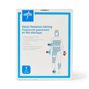 Medline NONSTNDNET03 Elastic Net, Size 3", Stand, 9" x 25 yd., Nongov