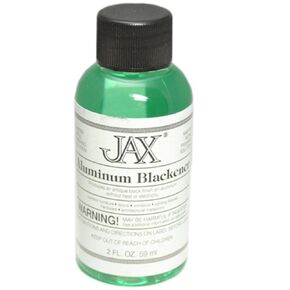 JAX Aluminum Blackener - Metal Finishing Solution - Antique Finish Without Heat or Electricity - 2 Ounce